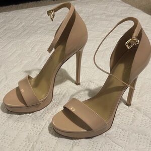 Michael kors Elegant Nude High Heel Sandals